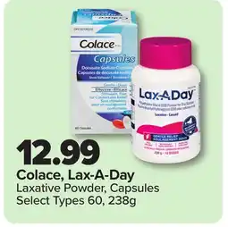 RxHealthMed Colace, Lax-A-Day Laxative Powder, Capsules offer