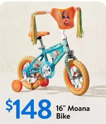 Walmart 16 Moana Bike offer