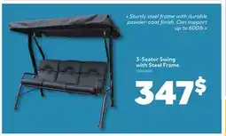 Matériaux Pont Masson 3-Seater Swing with Steel Frame offer
