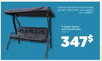 Matériaux Pont Masson 3-Seater Swing with Steel Frame offer
