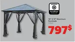 Matériaux Pont Masson Sun Shelter 10'X12' With Steel Roof Anthracite offer