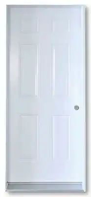 Matériaux Pont Masson Steel Door 6 Pannel(B01)32 - Left - White offer