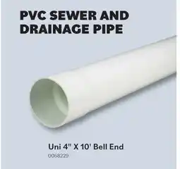 Matériaux Pont Masson PVC SEWER AND DRAINAGE PIPE offer