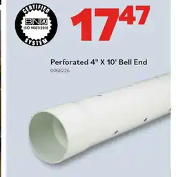 Matériaux Pont Masson CERTIFIED Perforated 4 X 10' Bell End offer