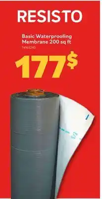 Matériaux Pont Masson 200 SQ FT Basic Waterproofing Membrane offer
