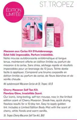 Pharmaprix St. Tropez Cherry Macaron Self Tan Kit offer