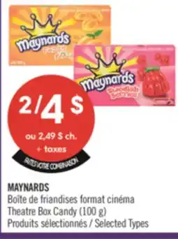 Pharmaprix MAYNARDS Theatre Box Candy offer