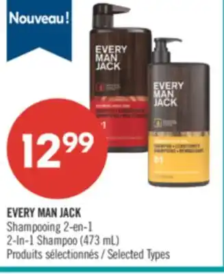Pharmaprix EVERY MAN JACK 2-In-1 Shampoo offer