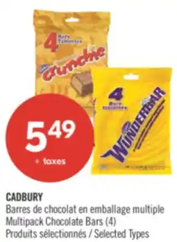 Pharmaprix CADBURY Multipack Chocolate Bars offer