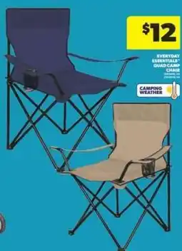 Real Canadian Superstore Everyday Essentials Quad Camp Chair offer
