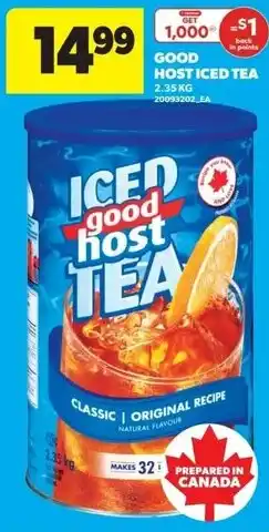 Real Canadian Superstore Good host iced tea offer