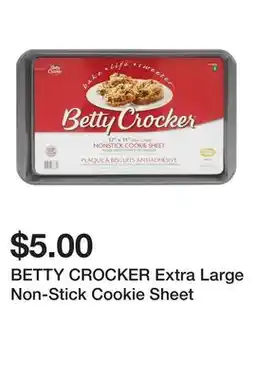 Dollarama BETTY CROCKER Extra Large Non-Stick Cookie Sheet offer