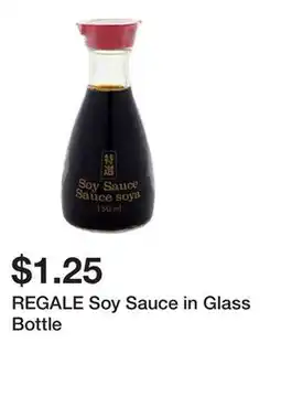 Dollarama REGALE Soy Sauce in Glass Bottle offer