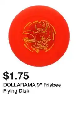 Dollarama DOLLARAMA 9 Frisbee Flying Disk offer