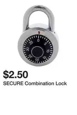 Dollarama SECURE Combination Lock offer