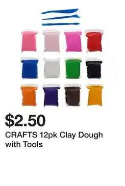 Dollarama CRAFTS 12pk Clay Dough with Tools offer