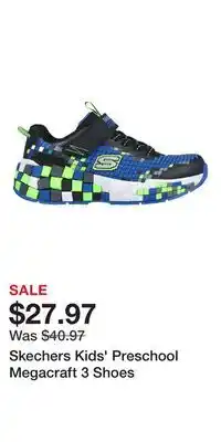 Sport Chek Skechers Kids' Preschool Megacraft 3 Shoes offer