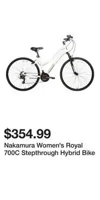 Sport Chek Nakamura Women's Royal 700C Stepthrough Hybrid Bike offer