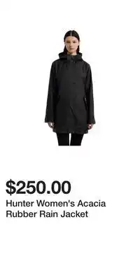 Sport Chek Hunter Women's Acacia Rubber Rain Jacket offer