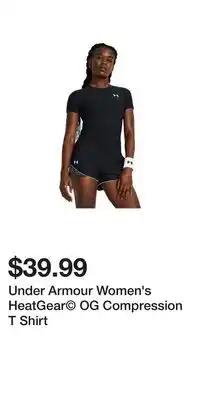 Sport Chek Under Armour Women's HeatGear OG Compression T Shirt offer