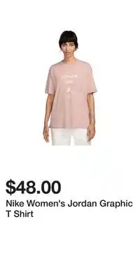 Sport Chek Nike Women's Jordan Graphic T Shirt offer