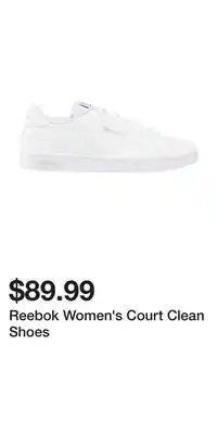 Sport Chek Reebok Women's Court Clean Shoes offer