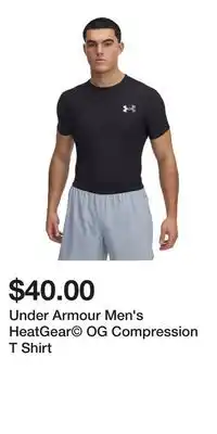 Sport Chek Under Armour Men's HeatGear OG Compression T Shirt offer