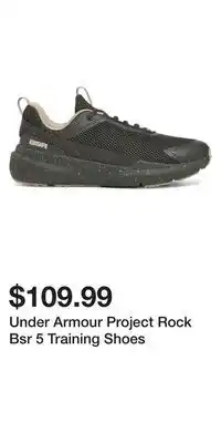 Sport Chek Under Armour Project Rock Bsr 5 Training Shoes offer
