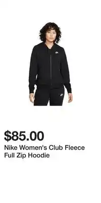 Sport Chek Nike Women's Club Fleece Full Zip Hoodie offer