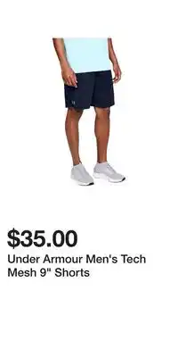 Sport Chek Under Armour Men's Tech Mesh 9 Shorts offer