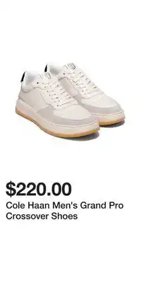 Sport Chek Cole Haan Men's Grand Pro Crossover Shoes offer