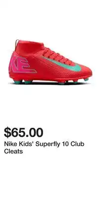 Sport Chek Nike Kids' Superfly 10 Club Cleats offer