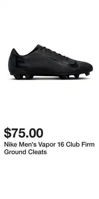Sport Chek Nike Men's Vapor 16 Club Firm Ground Cleats offer