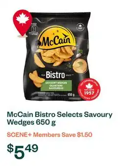 Voilà McCain Bistro Selects Savoury Wedges 650 g offer