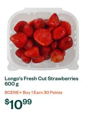 Voilà Longo's Fresh Cut Strawberries 600 g offer