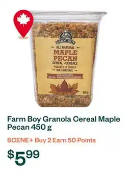 Voilà Farm Boy Granola Cereal Maple Pecan 450 g offer