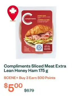 Voilà Compliments Sliced Meat Extra Lean Honey Ham 175 g offer