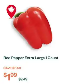Voilà Red Pepper Extra Large 1 Count offer