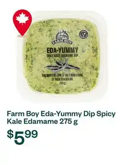 Voilà Farm Boy Eda-Yummy Dip Spicy Kale Edamame 275 g offer