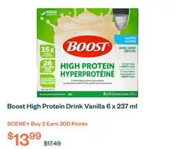 Voilà Boost High Protein Drink Vanilla 6 x 237 ml offer