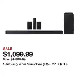 TSC Stores Samsung 2024 Soundbar (HW-Q910D/ZC) offer