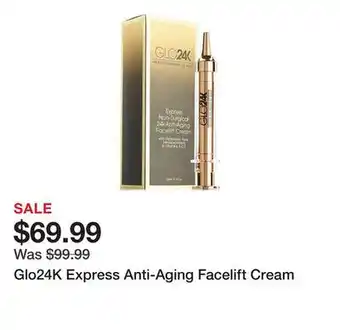 TSC Stores Glo24K Express Anti-Aging Facelift Cream offer