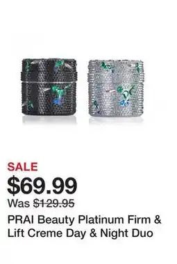 TSC Stores PRAI Beauty Platinum Firm & Lift Creme Day & Night Duo offer