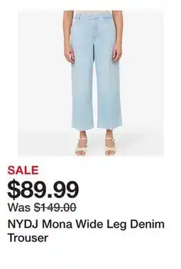 TSC Stores NYDJ Mona Wide Leg Denim Trouser offer