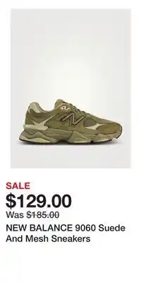 Holt Renfrew NEW BALANCE 9060 Suede And Mesh Sneakers offer