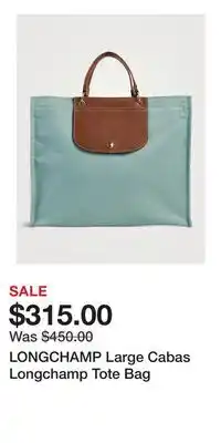 Holt Renfrew LONGCHAMP Large Cabas Longchamp Tote Bag offer