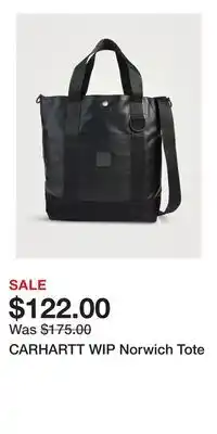 Holt Renfrew CARHARTT WIP Norwich Tote offer