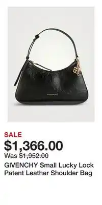 Holt Renfrew GIVENCHY Small Lucky Lock Patent Leather Shoulder Bag offer