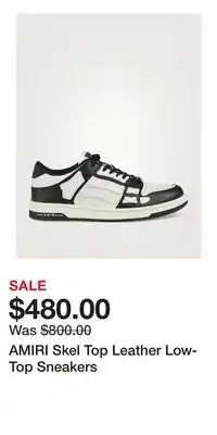 Holt Renfrew AMIRI Skel Top Leather Low-Top Sneakers offer