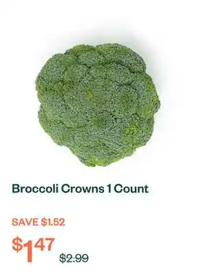 Voilà Broccoli Crowns 1 Count offer